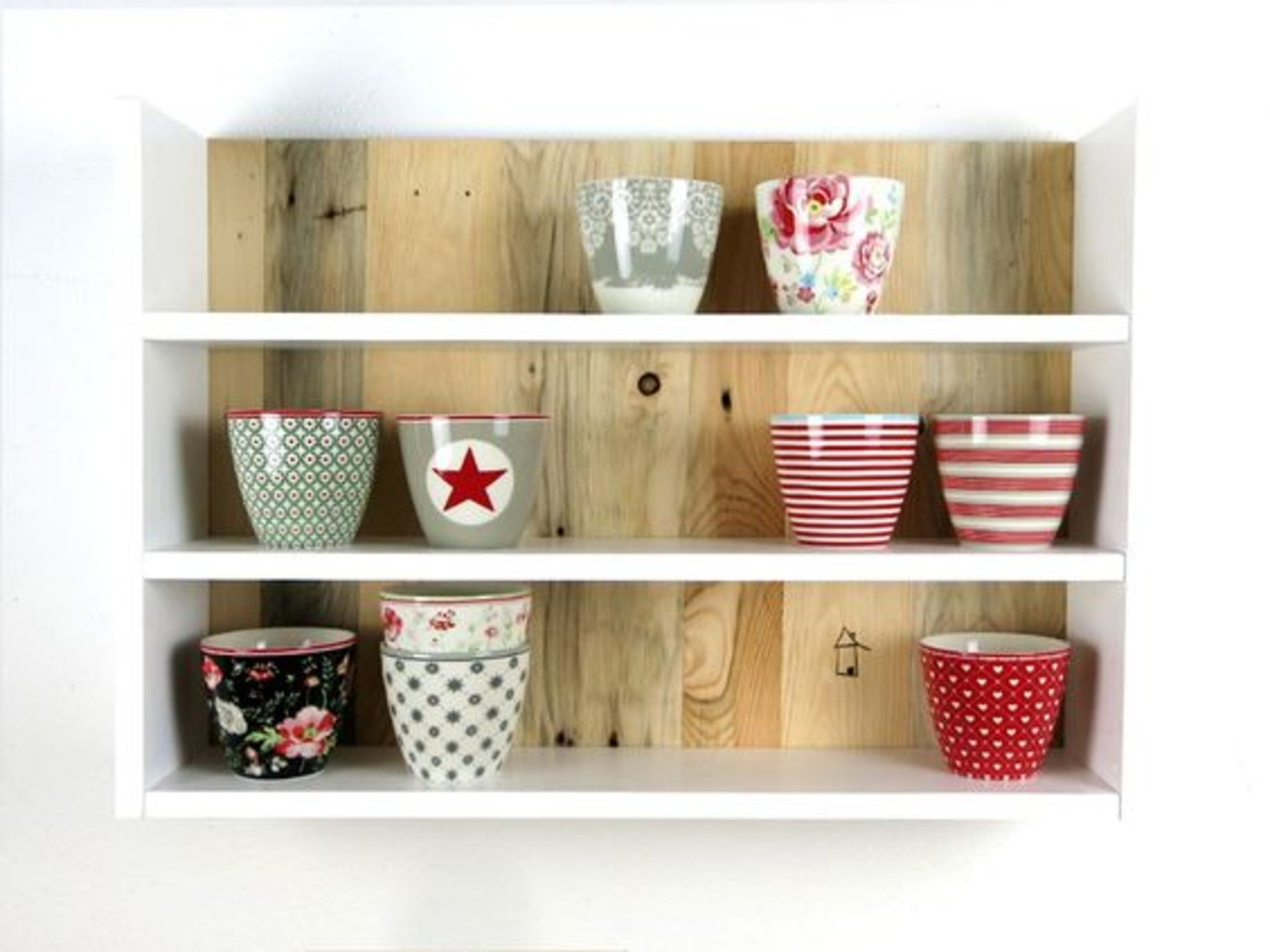 Coffee mug shelves Tea cup shelf Mug cubby Wall mounted Etsy