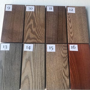 Handgemaakte eikenhouten wandplank, houten plantendisplay, art-decostijl afbeelding 11