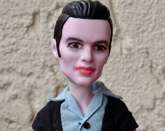 Monster High Repaint Doll "Joe", inspiriert von Joe Strummer von "The Clash"
