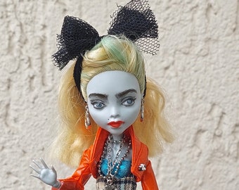 Monster High Repaint Doll "Madonna" in the style of Madonna of the 80s