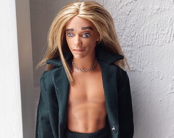 Barbie, Ken repaint doll "Iggy" inspiriert von Iggy Pop