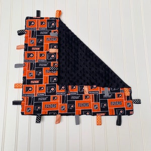 Tag Blanket - Philadelphia Flyers - Small Baby Blanket