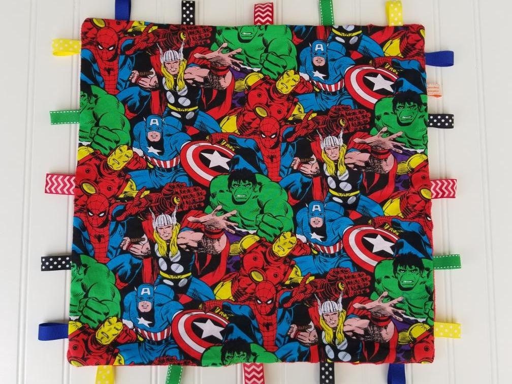 Marvel Tag Blanket - Small Baby Blanket