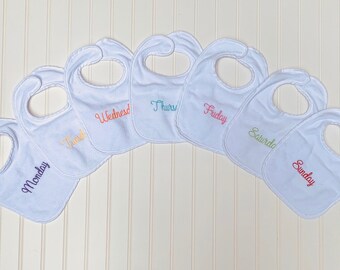 Days of the Week Bibs - Baby Bibs