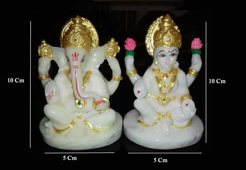 Laxmi Ganesh idol Decorative Statue beautiful Showpiece for | Etsy
