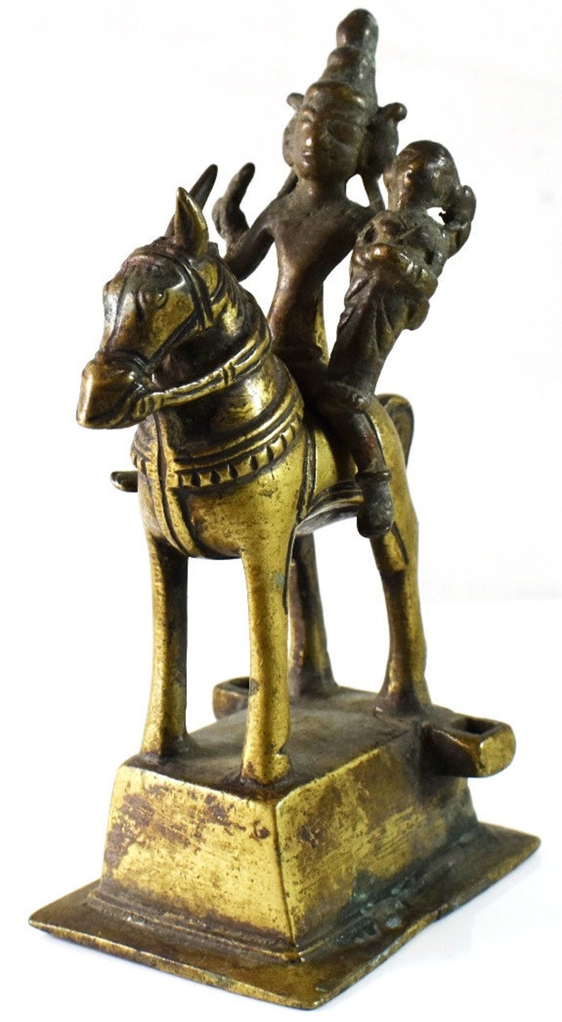 RARE LIFE-LIKE BRONZE COLLECTION HANDCRAFTED CARVED OLD HORSE STATUE DECORATION