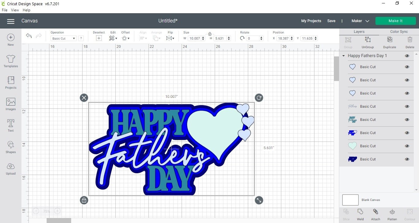 Cake Topper customizable SVG Happy Father's Day Cricut svg ...