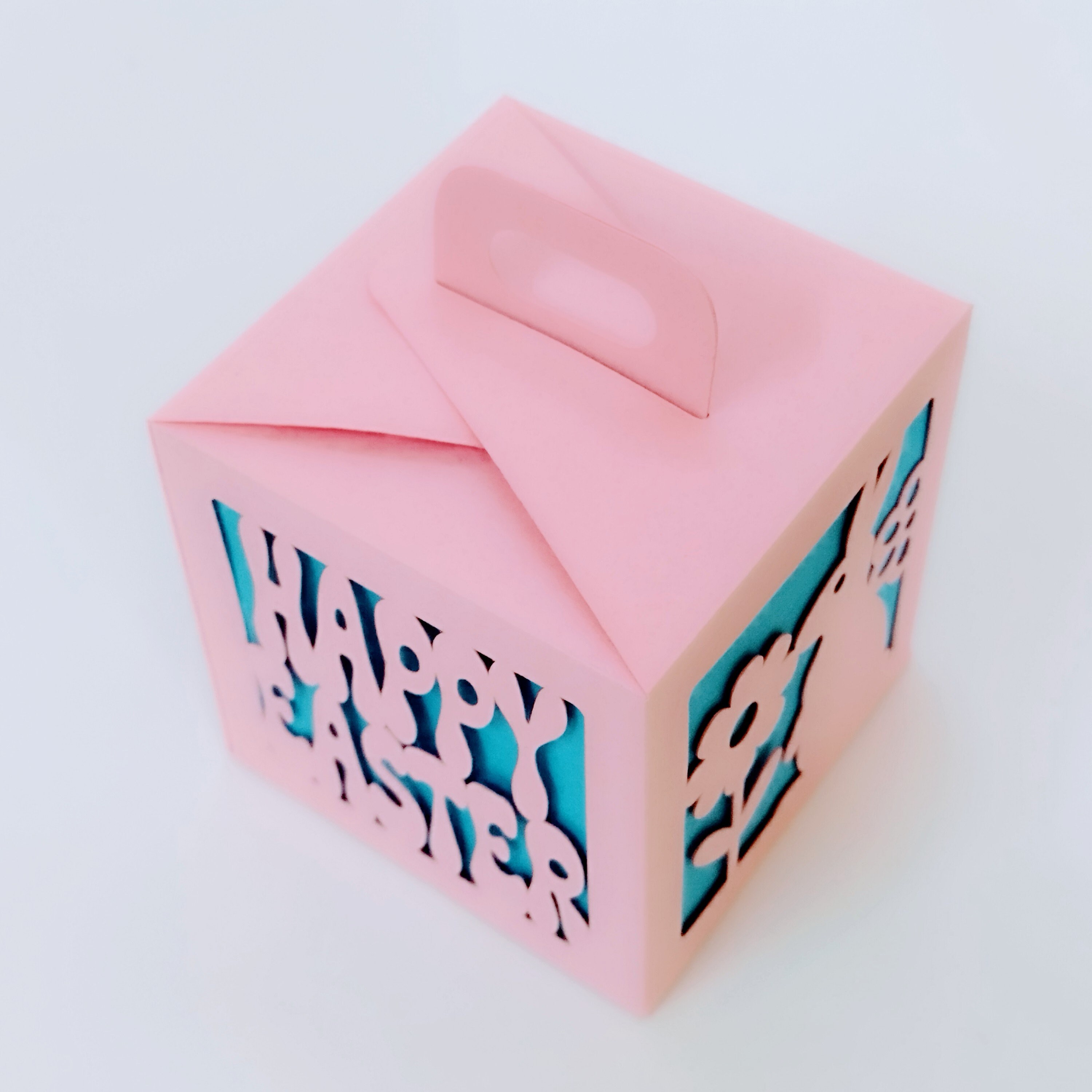 SVG Cut Files Favor Box Template Happy Easter Spring Candy Box Bunny ...
