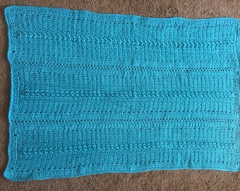 Turquoise Baby Blanket