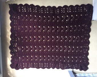 Maroon Baby Blanket