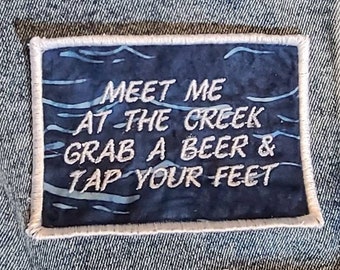Meet me at the Creek patch, BMFS, bluegrass gift