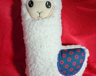 Llama  Taboot taboot Stuffie. Phish kids, child, baby gift. Handmade and Embroidered Stuffed Animal. Handmade Plushie.