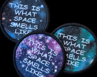 Phish Patch, "This Is What Space Smells Like" Lyrics, Music Embroidery, Iron-On Appliqué