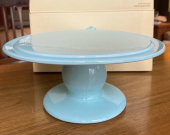 Nigella Lawson Duck Egg Blue Pedestal Cake Stand