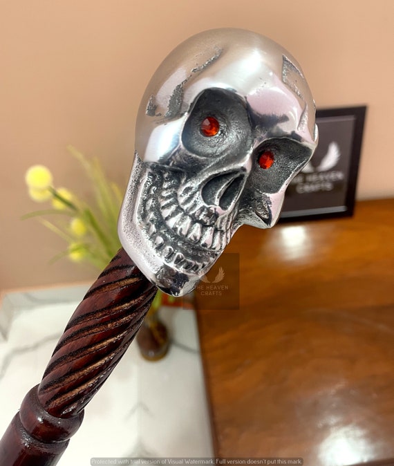 walking stick handle/Skull/Gothic style 1 