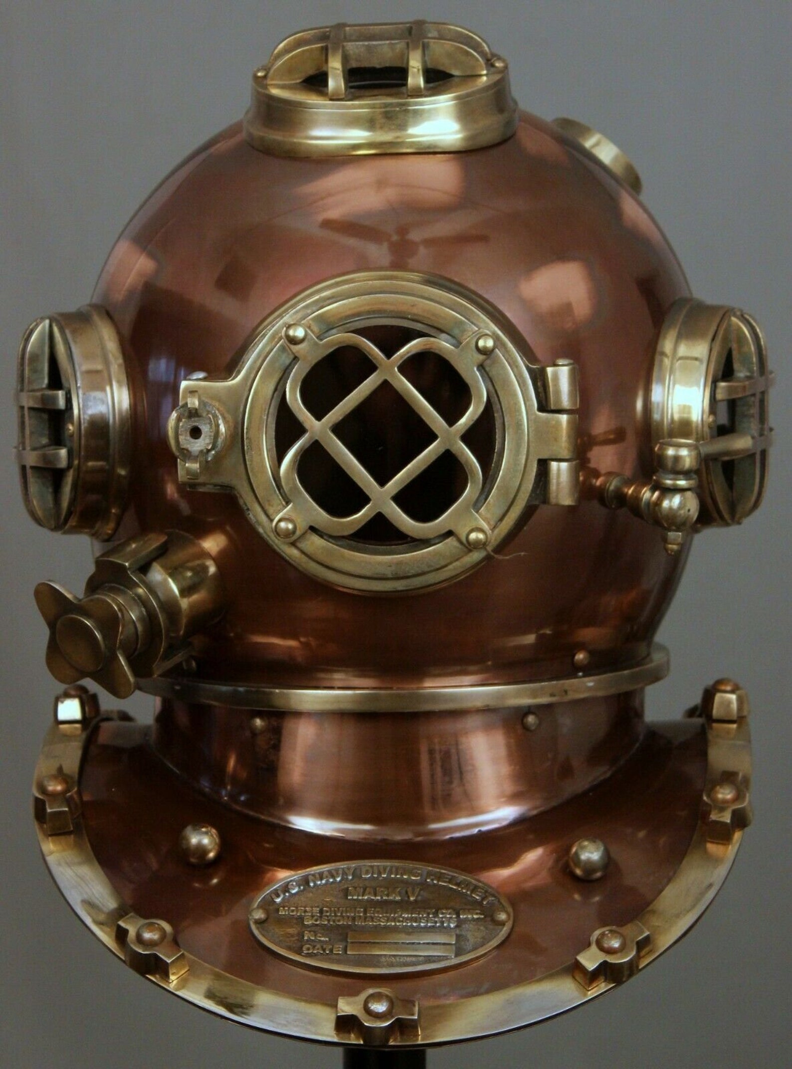 Booston U.S Navy Mark V Diving Helmet Deep Sea Divers Helmet Etsy