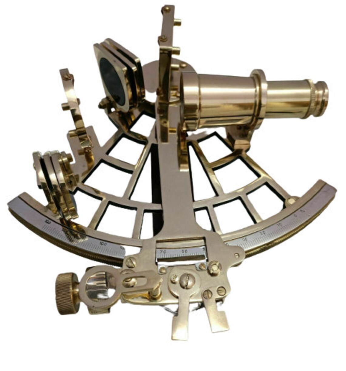 Brass Sextant Sextant Navigation Working Sextant Nautical Etsy
