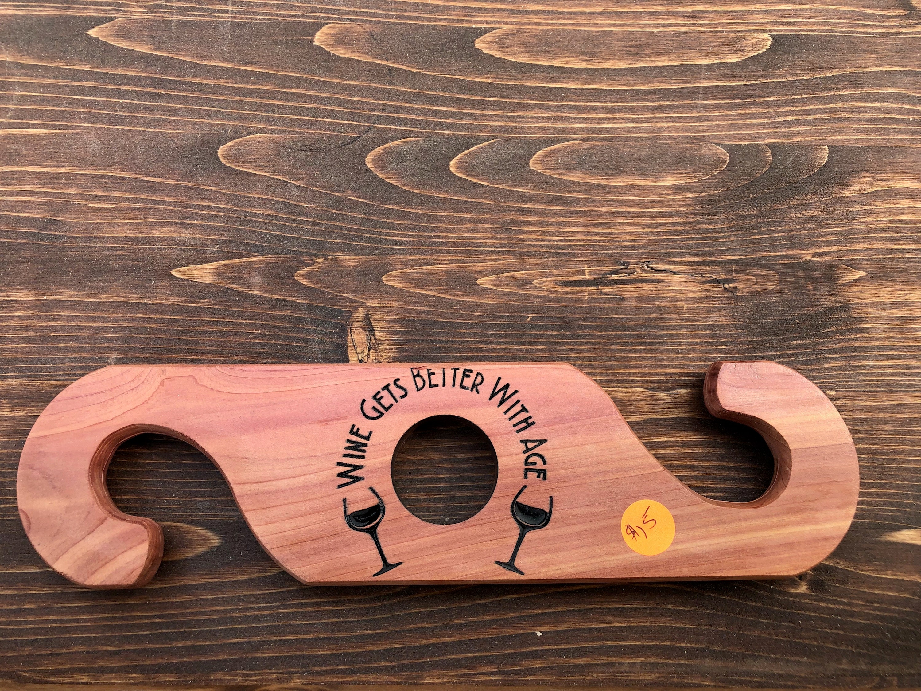 Wine Glass and Bottle Holder Etsy