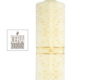 Wedding candle "Ornament Gold"