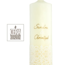 Wedding candle "Goldschimmer"