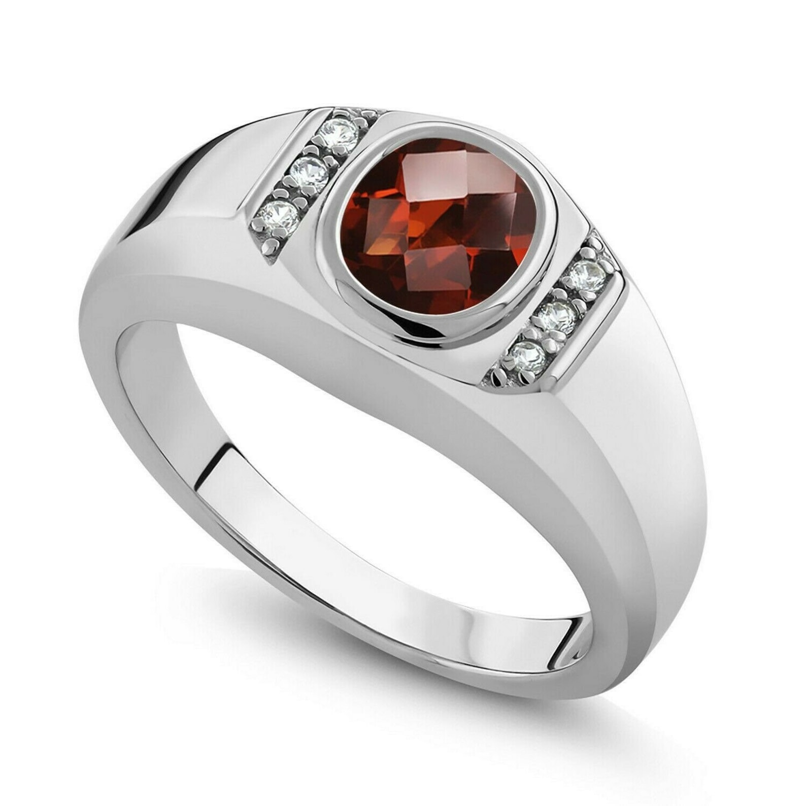 Natural Ring for Men in Solid 925 Sterling Silver AAA Etsy