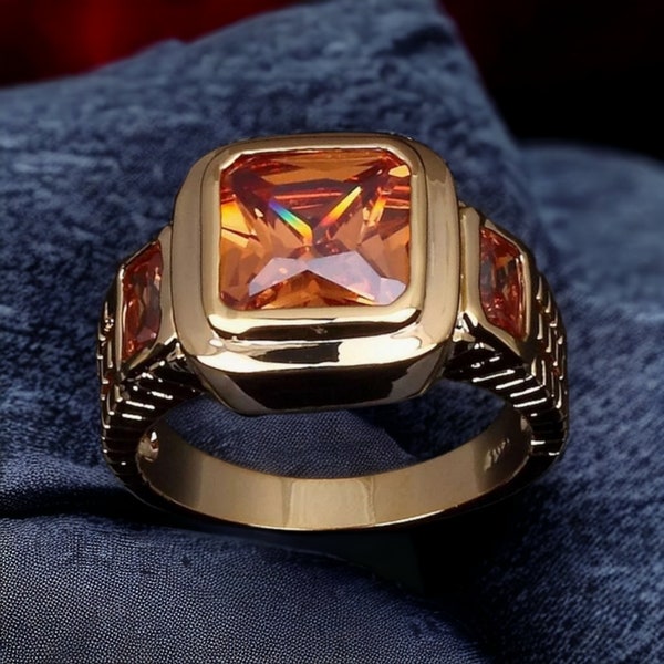 November Birthstone Ring Etsy