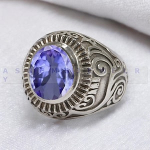 Gorgeous Tanzanite Engagement Ring, Stunning Blue Gemstone Jewelry for Proposals and Weddings, Luxury Tanzanite Ring, Perfect for Engagement