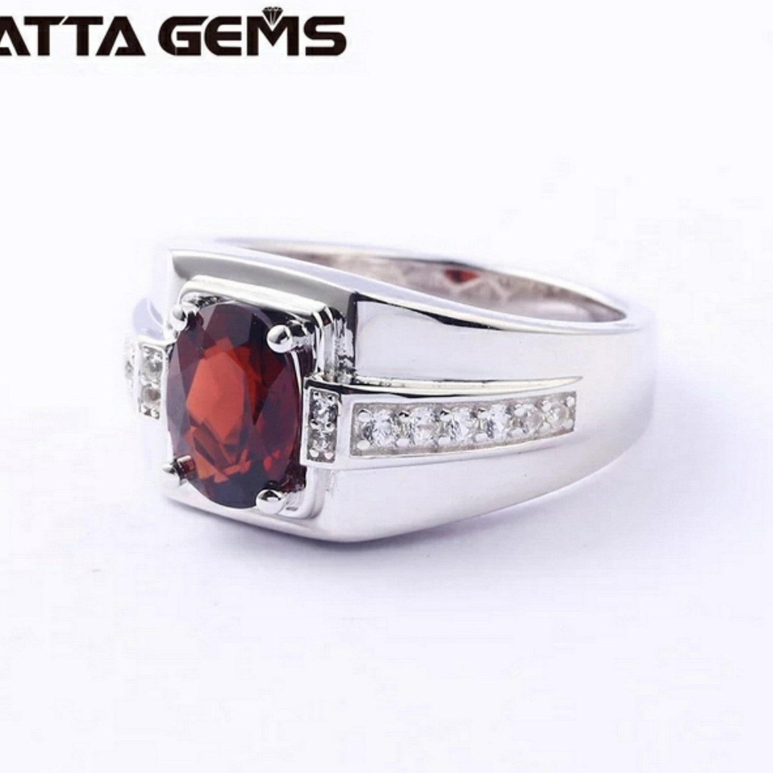 Mens Ring 925 Sterling Silver Mens Ring January Etsy