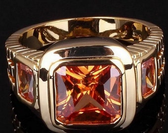 Details about Natural Citrine Square Cut Gemstone 925 Sterling Silver Men's Designer Ring Details about Natural Citrine Square Cut Gemstone 925 Sterling Silver Men's Designer Ring