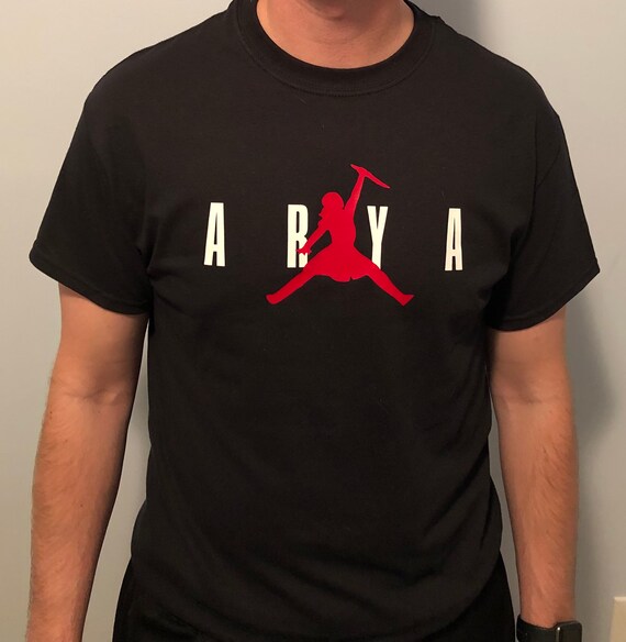 arya air jordan shirt