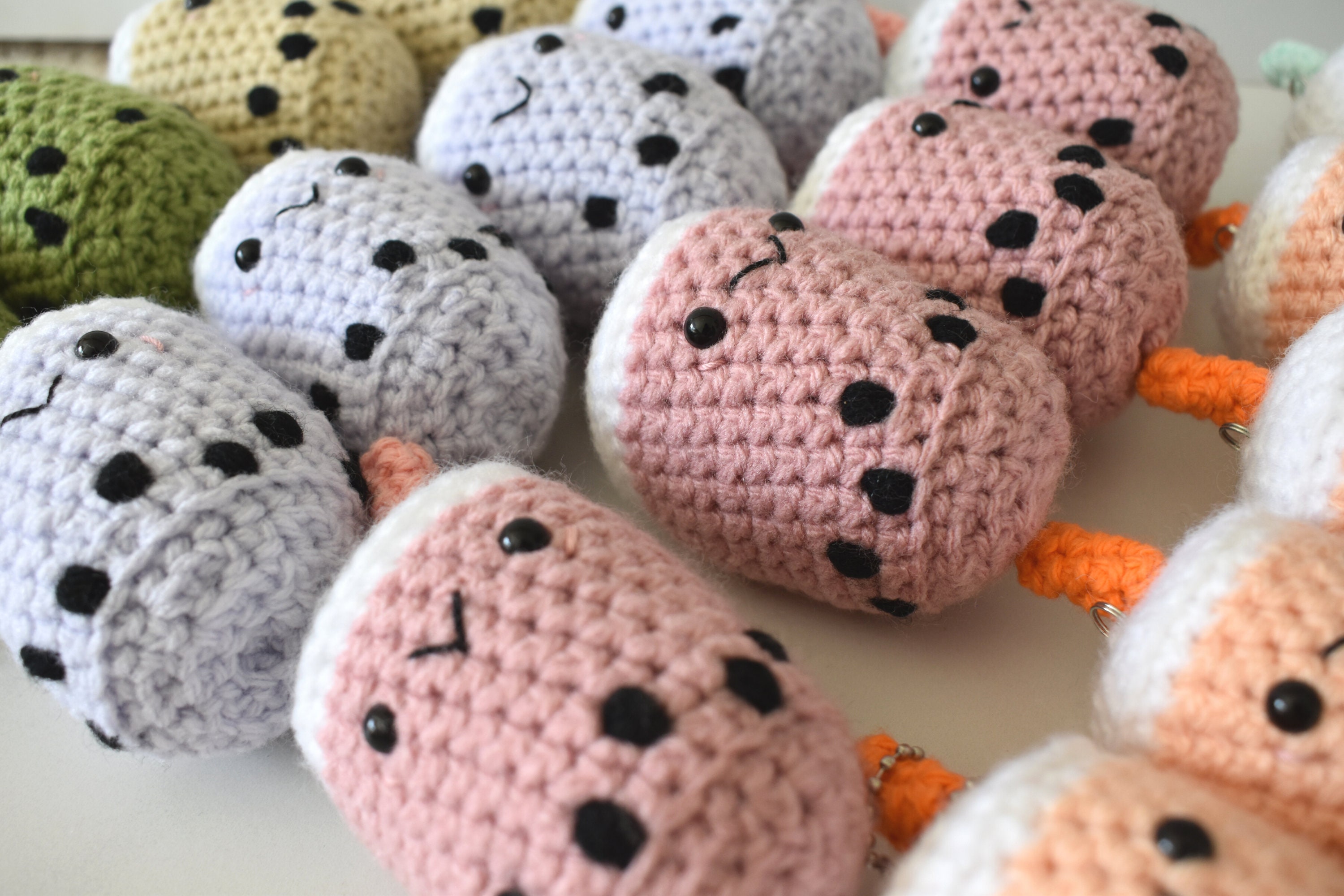 Crochet Boba Bubble Tea Amigurumi Plushie Keychain Foodie - Etsy