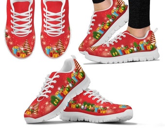 christmas tennis shoes womens