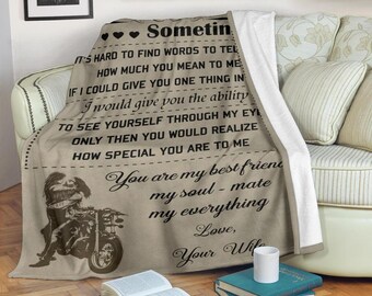 Coperta, Lettera a Mio Marito Coperta, Citazione Coperta, Il mio migliore amico, Anima Compagno, Il Mio Tutto, Regalo al Marito Da Moglie, Per ...