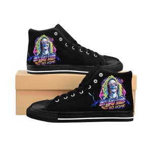 Freddy Krueger High-Top Sneakers: Men's Halloween Horror Shoes