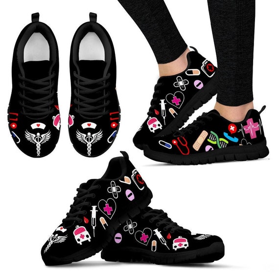 Almost Gone Nurse Sneakers Women Custom Gifts for her nurse Doctor Tie Athletic Shoes