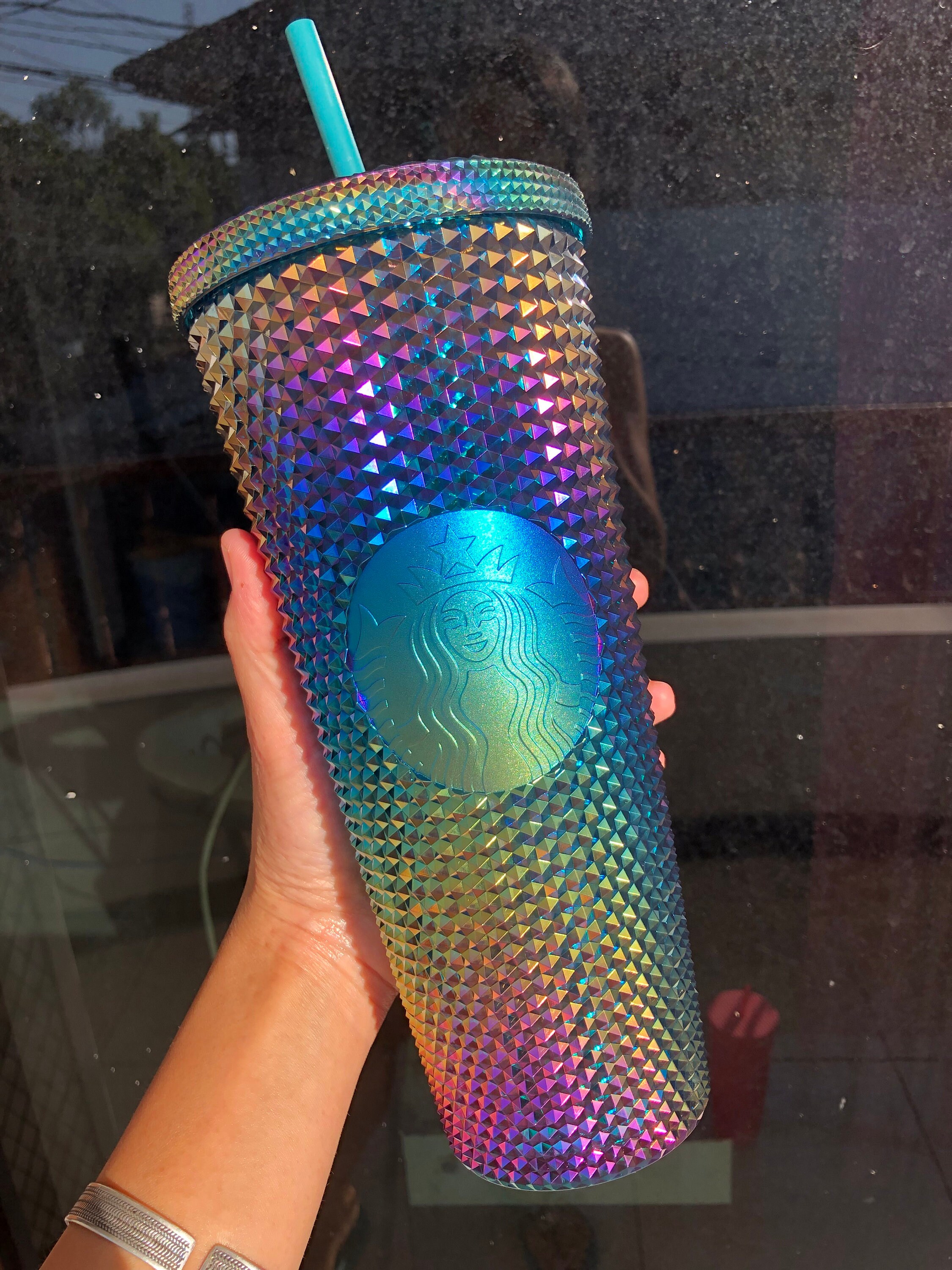 Starbucks Bling Studded Unicorn Slick Oil Cold Cup 2021 Etsy 日本