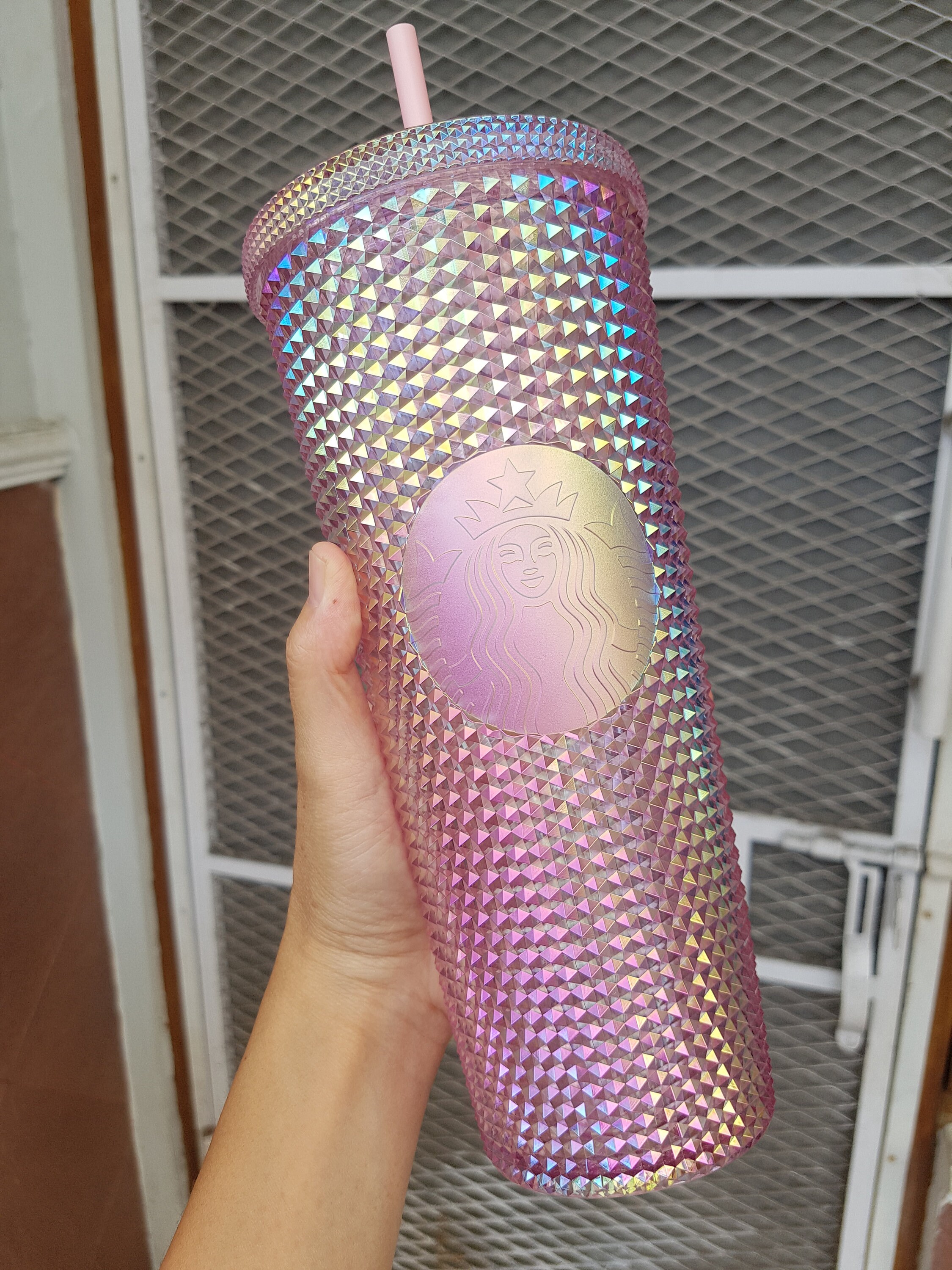Starbucks Studded Bling Pink Cold Cup 2021 Edición Limitada Etsy