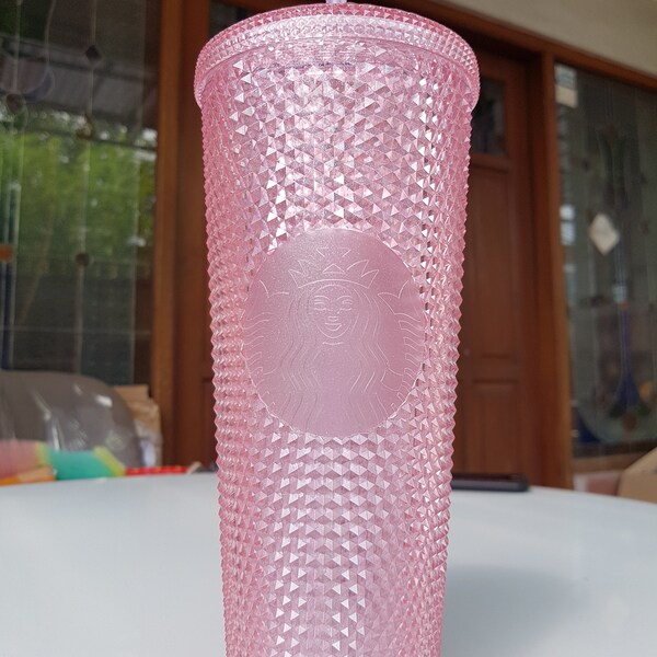 NWT Starbucks Bling Studded Glittering Pink Cold Cup 2021 (Limited Edition)