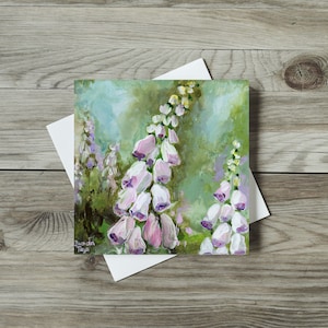 Art print &quot;Foxgloves&quot;, painting, Wall Decor by Brenda Taga
