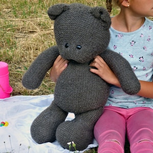 Knitting Pattern - Teddy Bear. Download PDF in English