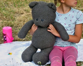 Knitting Pattern - Teddy Bear. Download PDF in English