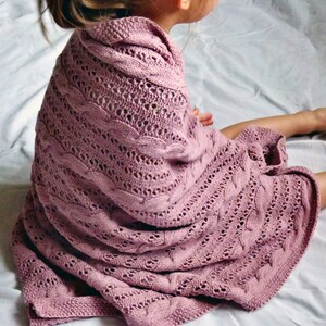 Knitting Pattern Summer Blanket. Sizes Baby 30x31 Inch Crib 30x36 Inch. Download PDF in English Etsy Canada