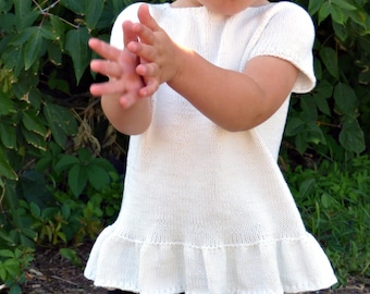 Tolli Kids Top (Tunic Style) Knitting Pattern PDF (EN) | Seamless Top-Down | 1–12 Years