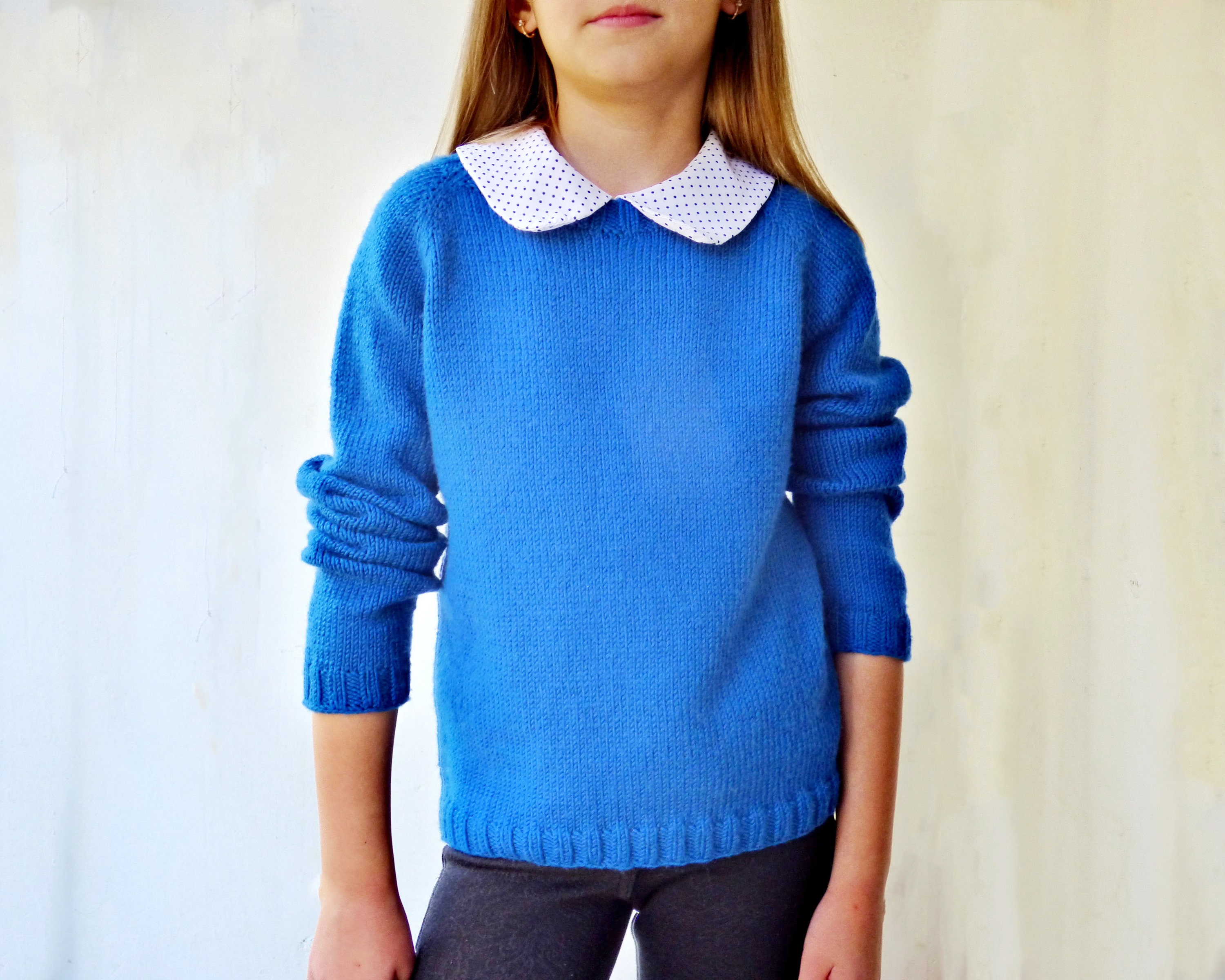 Knitting Pattern the Nove Sweater topdown. Sizes 34 Etsy