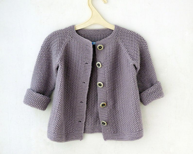 Knitting Pattern Cerri Cardigan top-down. Sizes: 3-4 Years - Etsy