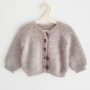 Mere Kids Cardigan Knitting Pattern PDF (EN) | Seamless Top-Down | 3–12 Years