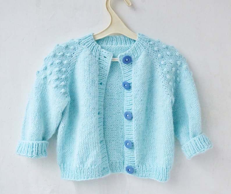 Knitting Pattern the Lily Cardigan topdown. Sizes 34 56 78 910 11