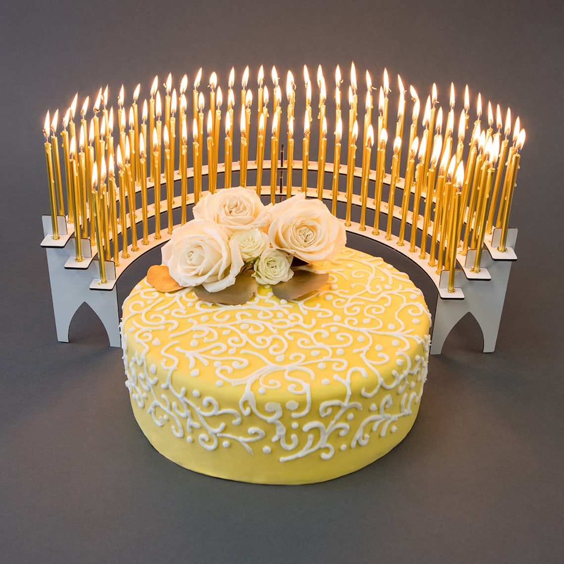 Birthday Candle HolderLarge Celebration Stadium Reusable Etsy