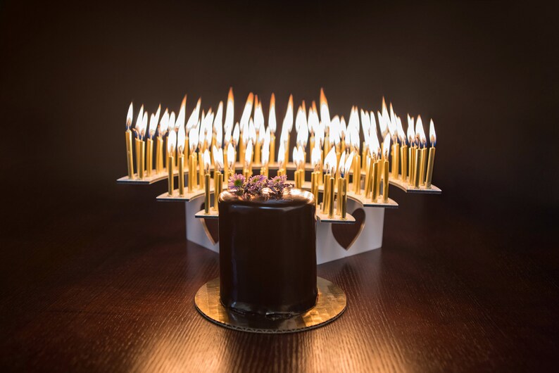 Birthday Candle Holdersm Celebration Stadium Reusable Etsy