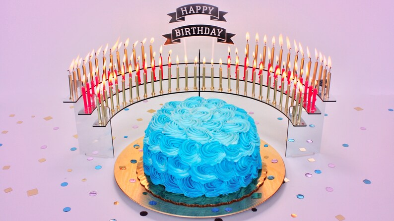 Birthday Candle Holder Celebration Stadium
